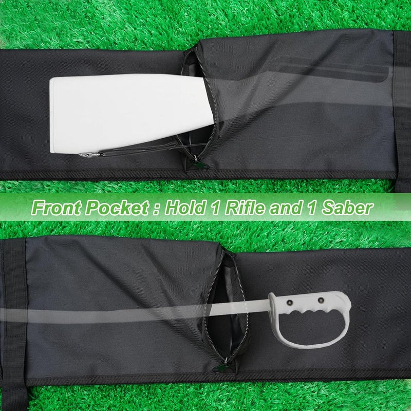 CORECISE Color Guard Flag Bag,Equipment Storage Bag for Flag Rifle Saber,Color Guard flag and pole set Bag for Marching Band and Winter Guard - Image 3